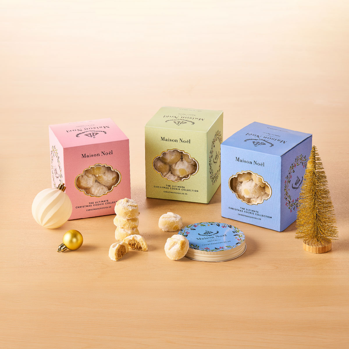 Grandeur Snow Globes – Giant Snowball Cookies